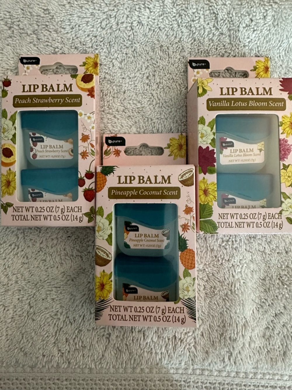 Set of 3 Flavored Lip pots!
